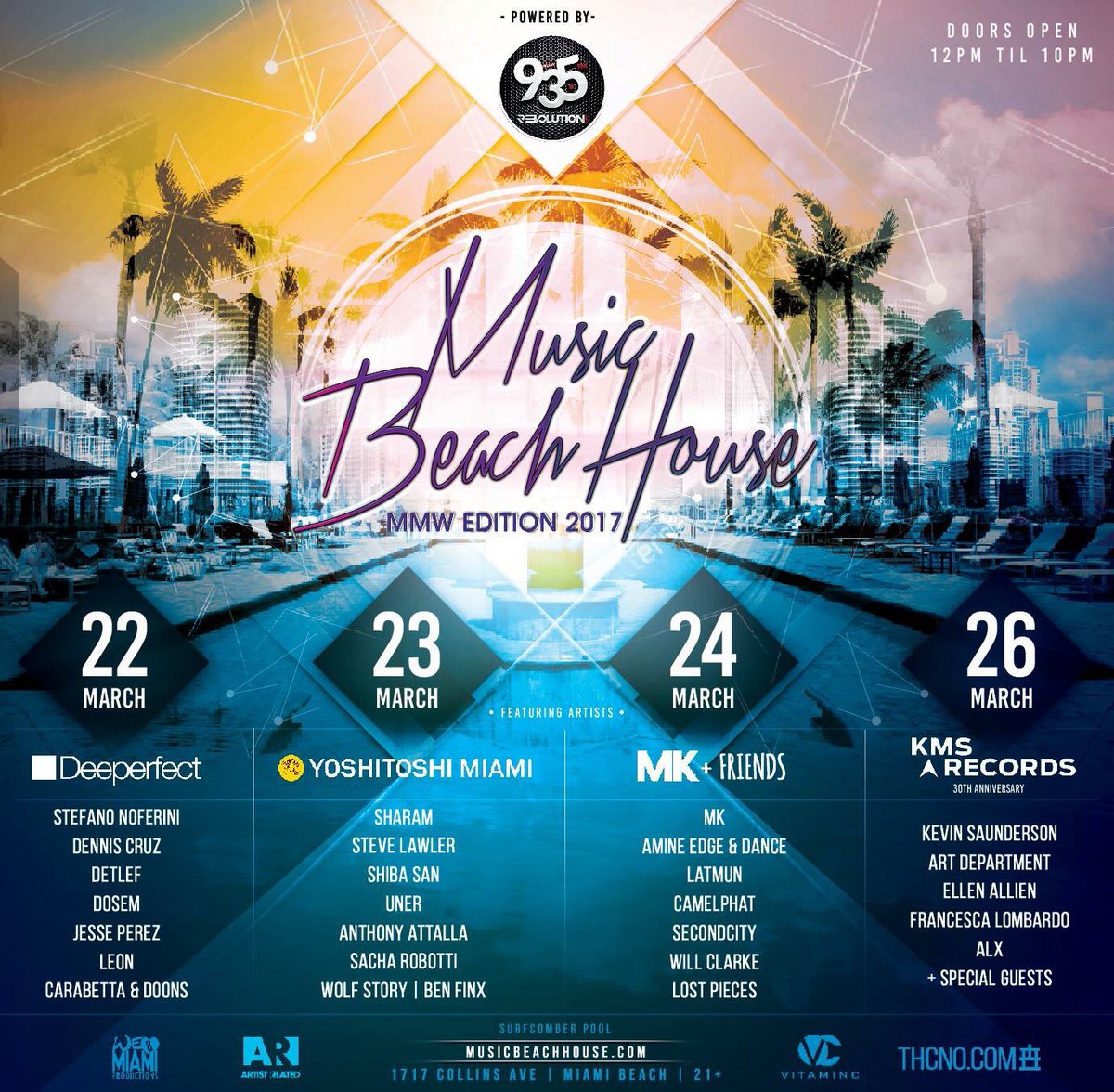 THCNOevents's tweet photo. Our @MiamiMusicWeek events at Surfcomber are up! Grab your early birds at https://t.co/ALFA2TkrVx while they last #MMW #WMC #THCNO https://t.co/QcmZyjHtfl