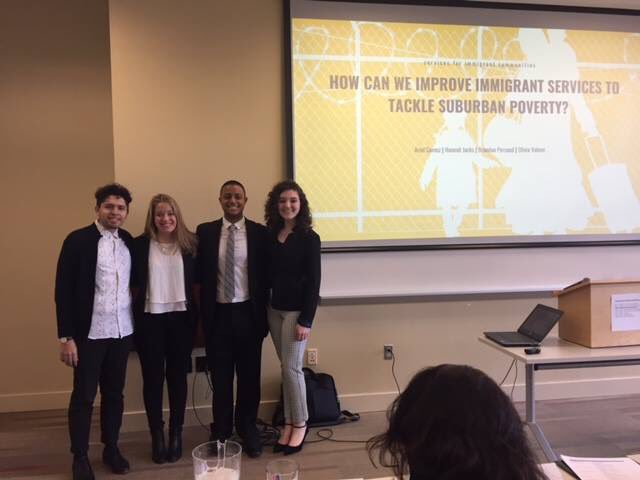 CBRSatAU's tweet photo. Today 6 teams of @CBRSatAU and @AUScholars competed in the Wicked Problem Challenge on the suburbanization of poverty. Congrats to winners! https://t.co/hpfOrrpdbi