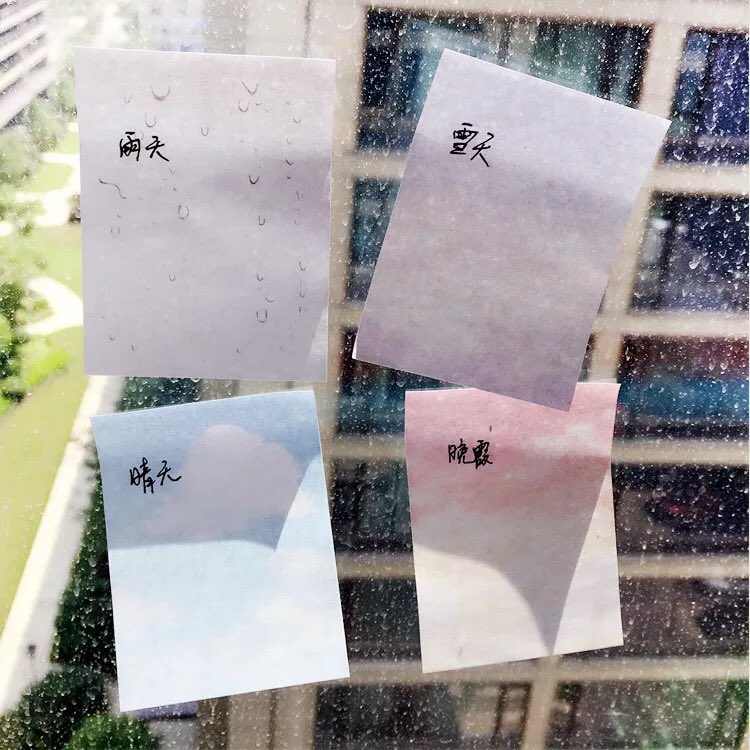 doublepixie's tweet photo. PRE-ODER Weather sticky note 🌧🌞❄️☁️ มี4ลาย ซื้อเดี่ยว 40฿ ซื้อทั้งเซ็ท 140฿ ค่า✨
#pi15 #รีวิวเครื่องเขียน #พื้นที่โปร https://t.co/OtvmE0ENed