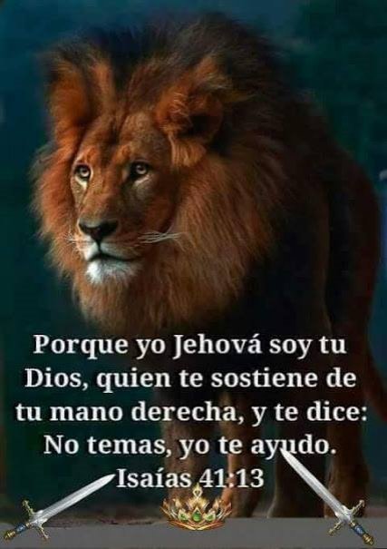 Jehová es mi pastor nada me faltara