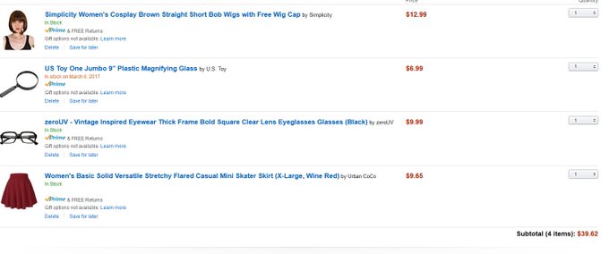 Hey guys I have some of the cosplay for Velma but need a few more things! If you help with an amazon