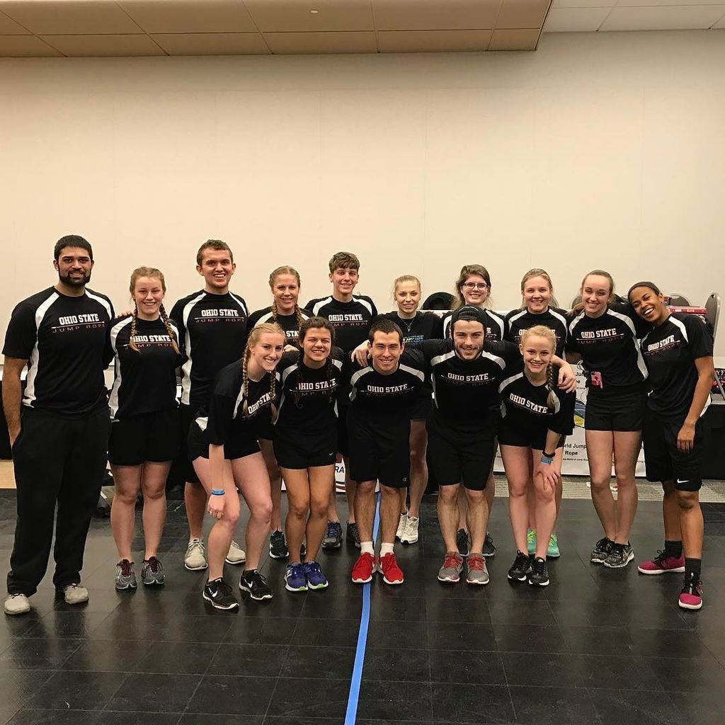 OSUJumpRope's tweet photo. Day 1 of the Arnold ✅ Catch a show with the World Jump Rope Ambassadors featuring some OSU… https://t.co/CbnQSEvI63 https://t.co/VkWKdGCGGX