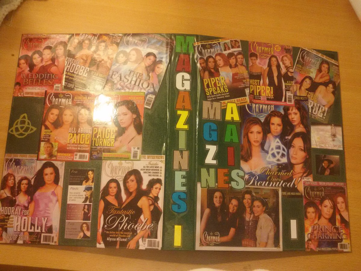 CharmedPerSempe's tweet photo. This is the first one. A binder where I will keep my charmed magazines.
Will decorate more folders over the weekend!
#MyCharmedCollection https://t.co/336gPicxPk