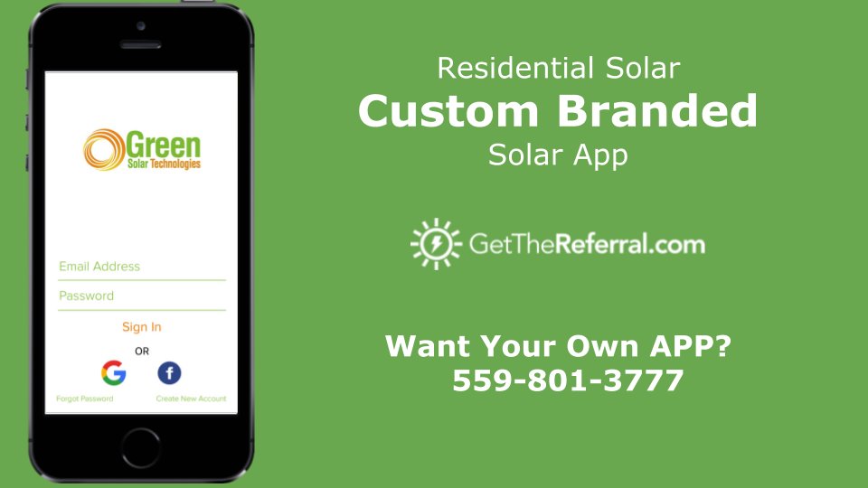GTRJoey's tweet photo. One of my newest Solar Apps!
⭐ Lead generation⭐ Reviews ⭐ Monitoring
Want Yours? Call Me Today! >>>559-801-3777<<<
#GreenSolarTech #Solar https://t.co/biS0iAFfLB
