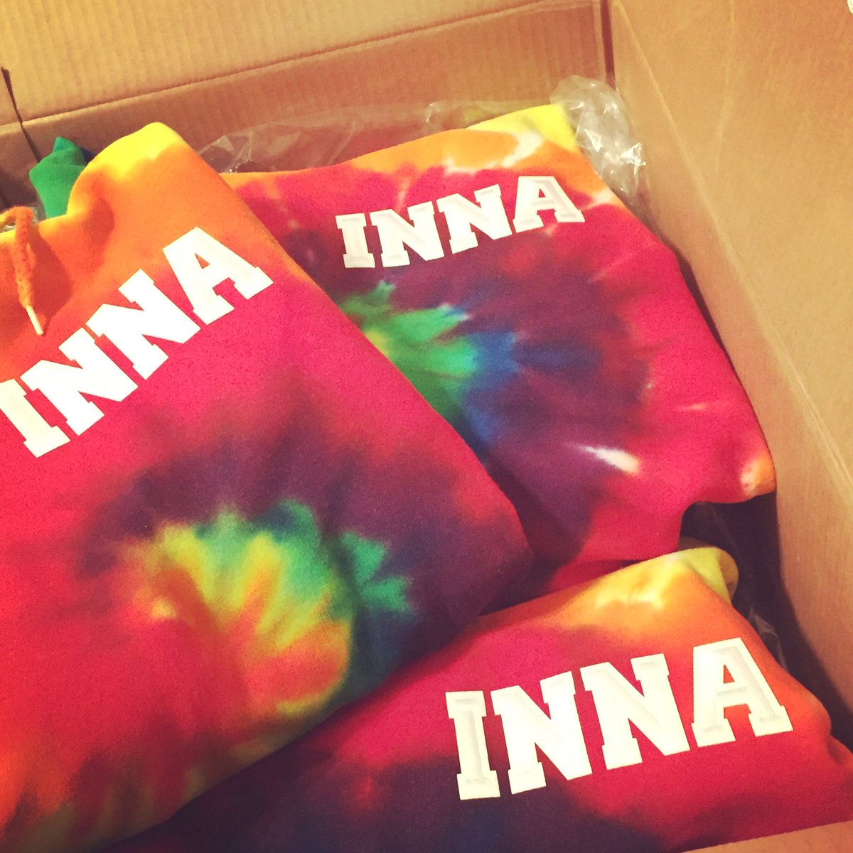 datMANfresh's tweet image. "INNA" embroidered patch tie dye hoodie

INNAGROOVE™