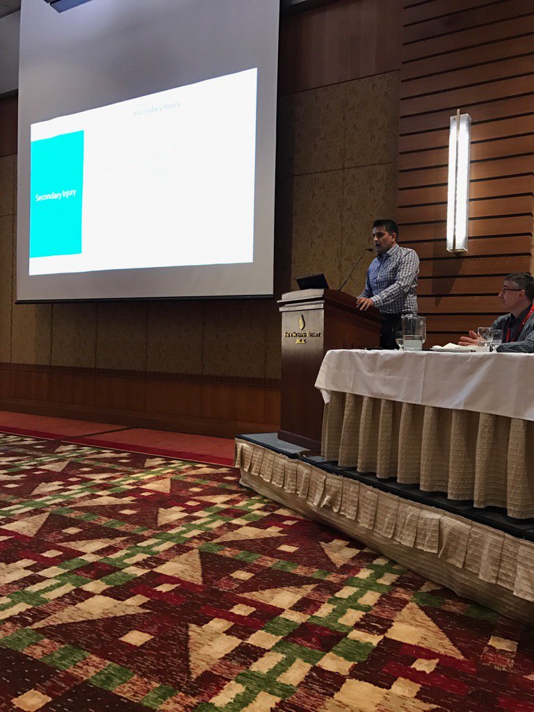 Dr. Mypinder Sekhon presenting on HIBI pathophysiology at <a href="/CriticalCareCA/">Critical Care</a>