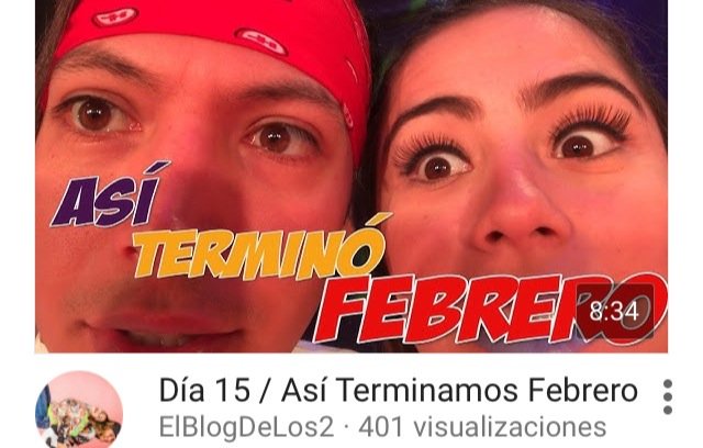 galicia_danae's tweet photo. Ya hay nuevo video en #ElBlogDeLos2 "Día 15/ Así terminamos febrero'. @_snuppy08 @MoniContreras https://t.co/nCT2QTinlS