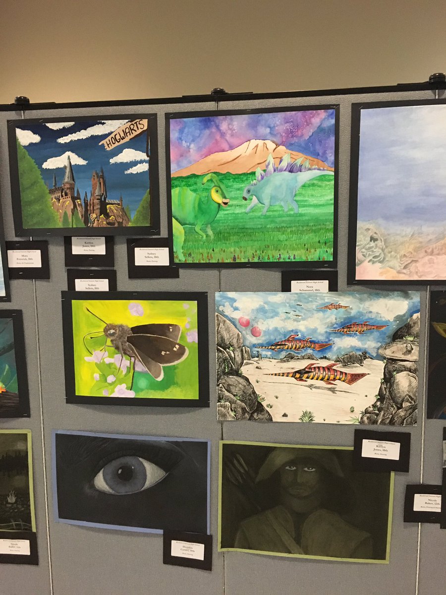ReneeTrotier's tweet photo. Art show looks great! #talentedfalcons https://t.co/g1naGKEM7F