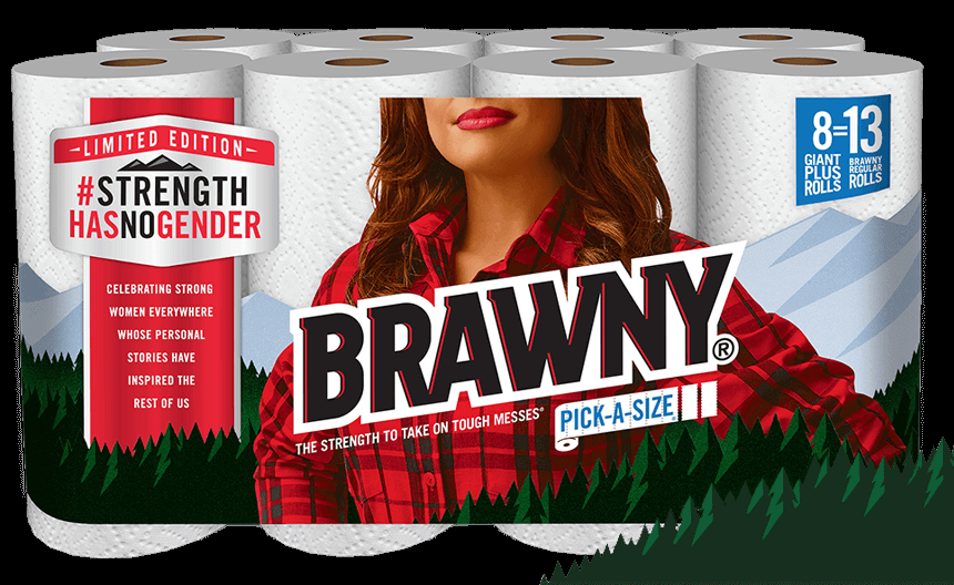 hellogiggles's tweet photo. The iconic Brawny man is being replaced by a woman for an empowering reason https://t.co/EdTL5pvgvf https://t.co/G1Fw6UH4l9