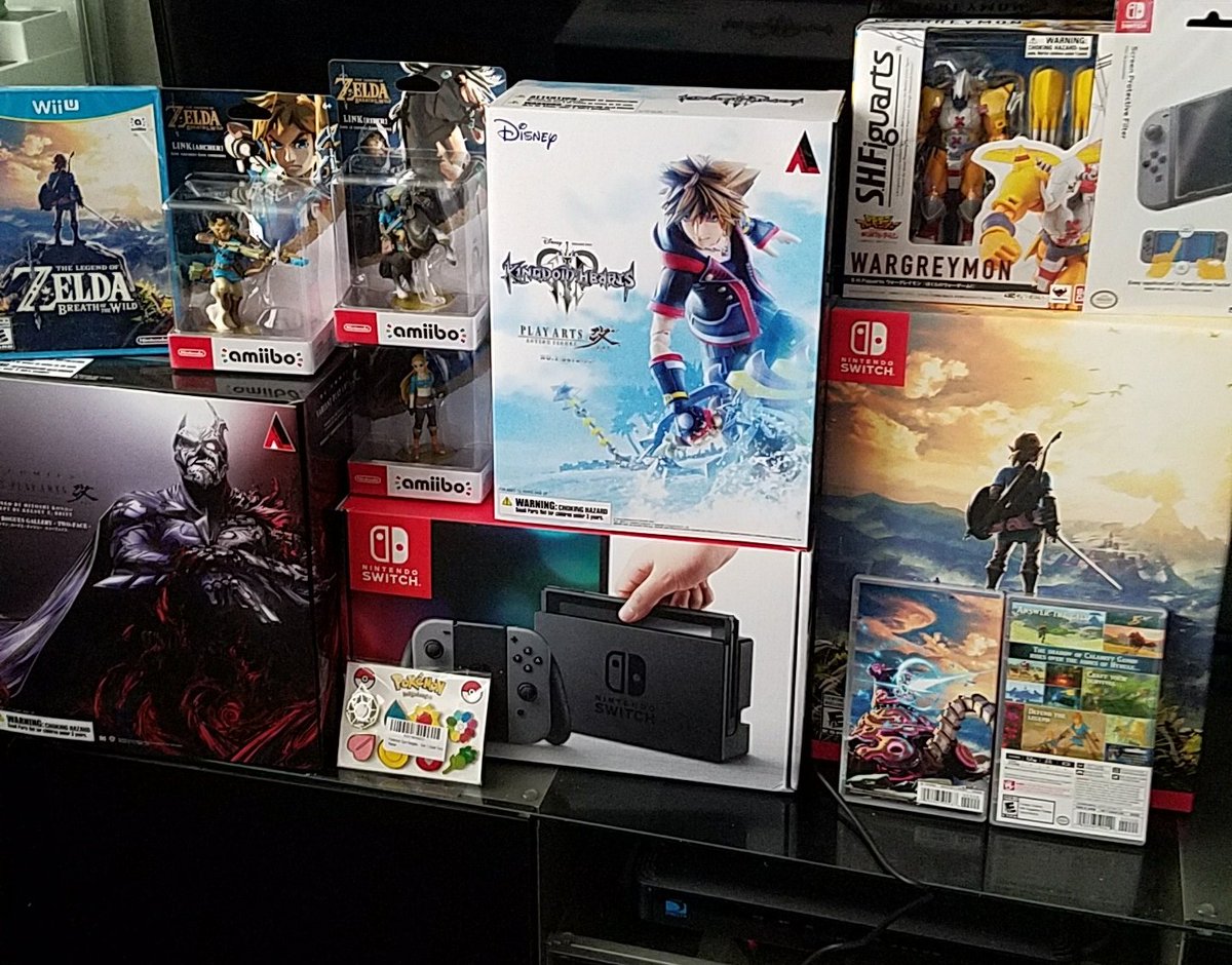 OPTICS's tweet image. FRIDAY! What a lovely day! #nintendoswitch #playartskai #shfiguarts #pokemon #amiibo #digimon