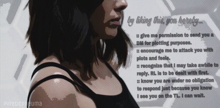 STARTER  CALL ;

⠀⠀⠀⠀⠀⠀⠀— ❁  like this tweet for a dm to plot. must be literate &amp; descriptive. also willing to become possible mains.