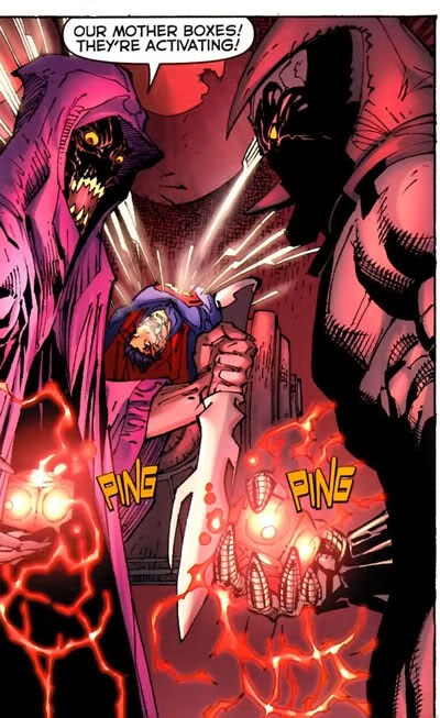 CableDeadpool_'s tweet image. When @JLAvsDarkseid invaded Earth to find @DarkseidsGrail,his Torturer @DesaadNewGods &amp;amp; @SteppenwolfvsJL were sent to kidnap @KentOfKrypton