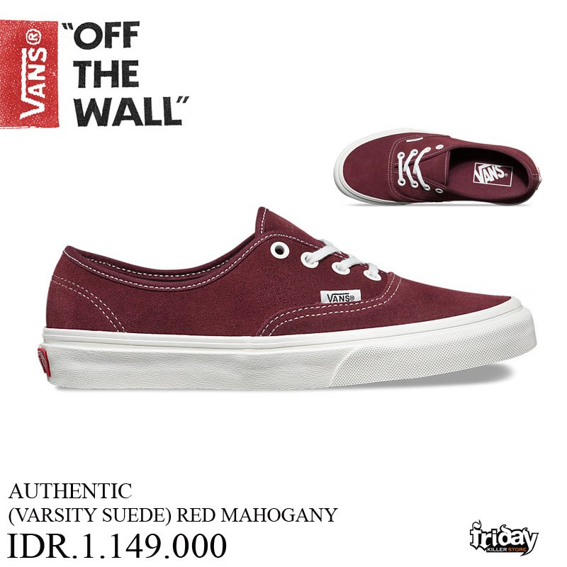 AUTHENTIC VARSITY SUEDE Shoes from <a href="/vansofficialID/">VANS INDONESIA</a> IDR. 1,149.000,for online order 08175234384.