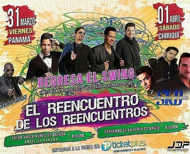 Dakadilu's tweet photo. #Panama No se lo pueden perder Este 31/03  tienen una cita  #ReencuentroDeLosReencuentros @swingperu @losidolosnet https://t.co/Xv4yW2iO0M