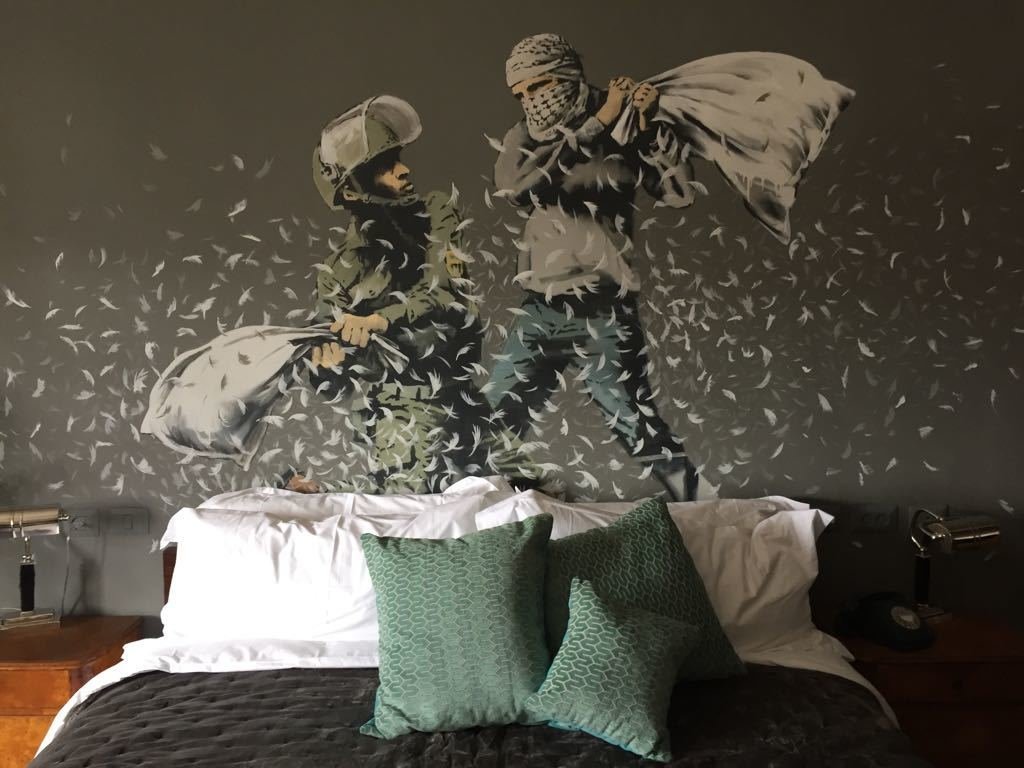 Banksy Puts Mark on Bethlehem Hotel With Worst View in the World world-arts.com/news/
