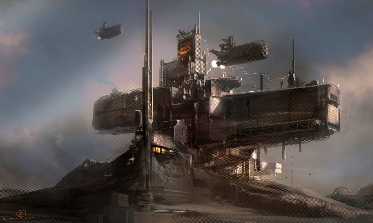 dale_the_cooper's tweet photo. The visionary other worlds of @nbsparth Uniquely creative and detailed #SciFi #Art... https://t.co/HGkc4RLMeD by #copperbottomus https://t.co/HlNylmu1iC