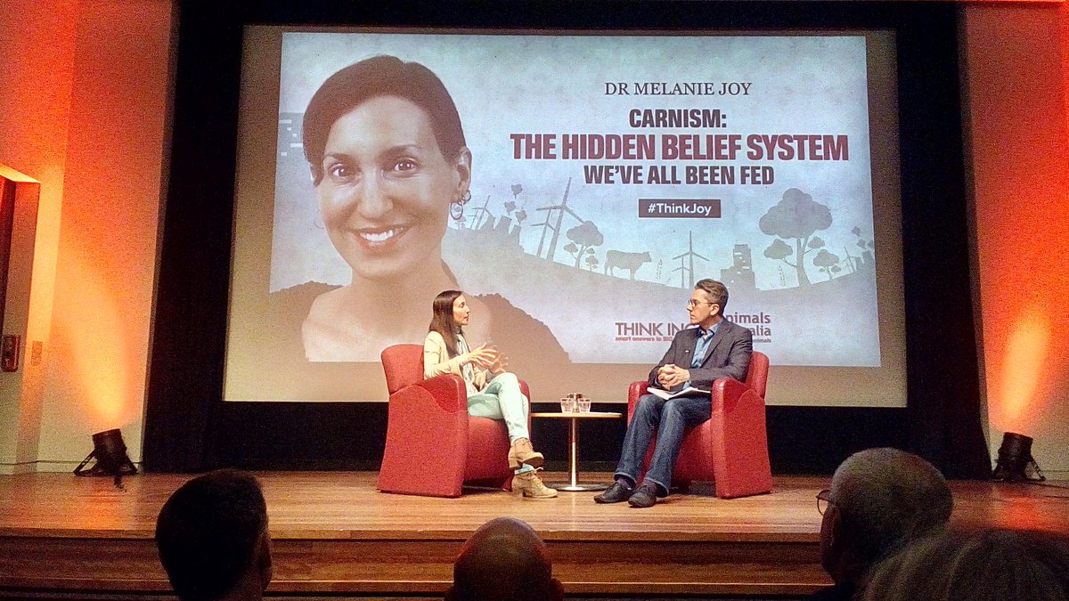 crispi_1971's tweet photo. At Melanie Joy's Q and A about #carnism. #thinkjoy #vegan. https://t.co/VH6PslMBuI