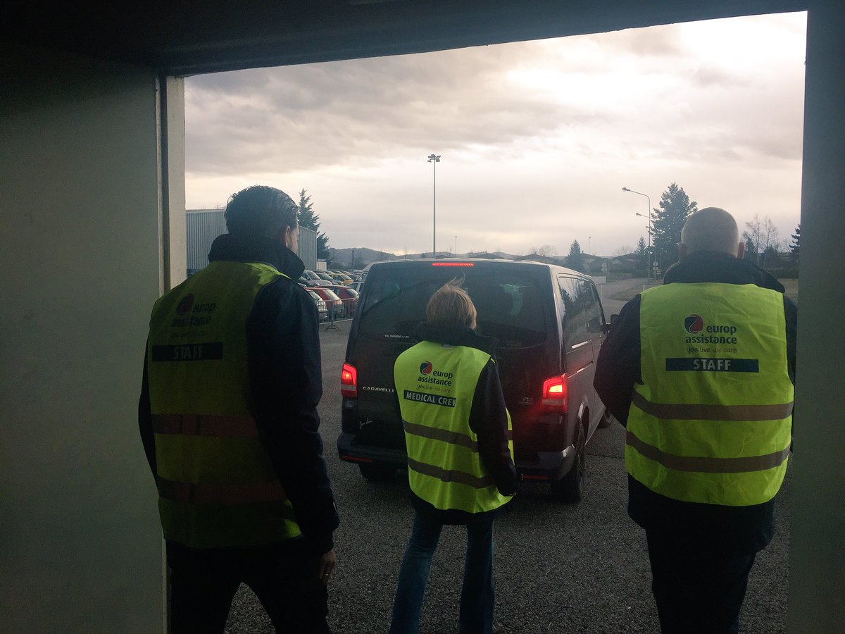 EA_BEL's tweet photo. D-day for the #snowplane and the first passengers have yet arrived to gather in Grenoble airport https://t.co/D2AWZpn5uN