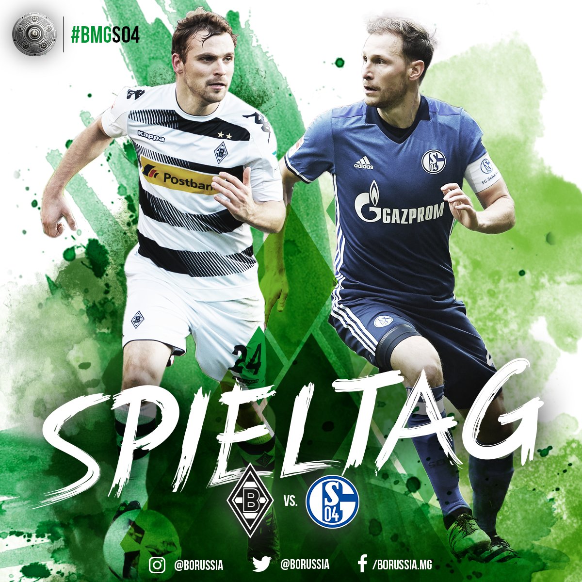 Das Ziel: Zum 100. Aufeinandertreffen einen Sieg, gerne auch einen Knappen 😉 #BMGS04
