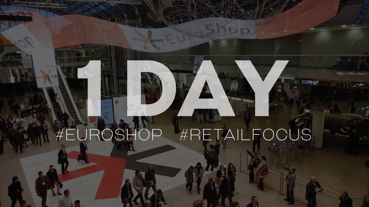 retailfocus's tweet photo. The #euroshop doors open tomorrow!! Include #retailfocus in your tweets and we will retweet our favourites.  See you in Düsseldorf. https://t.co/B5Q0lapmwC
