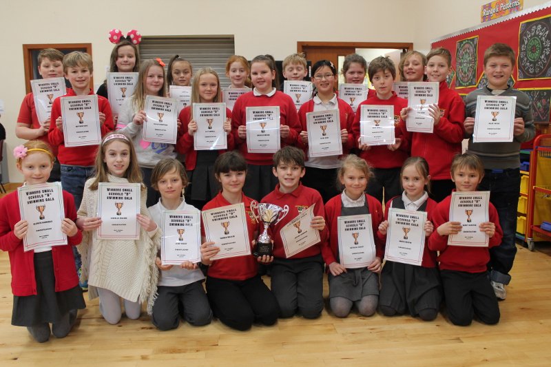 We came first in the Grantham B swim gala - we have another trophy for our cabinet!  So Proud and well done swimmers!