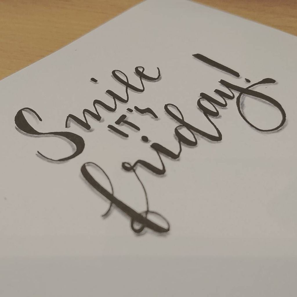 louannsab's tweet image. Another #catchup #surelysimplechallenge post. It&apos;s still friday in some parts ofthe world. 😁

#calligrafriends #cal…