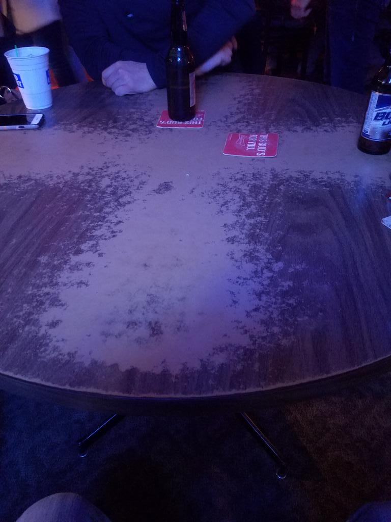 DrewBird24's tweet photo. The stories this card table could tell #kuips https://t.co/e3LlkHeI65