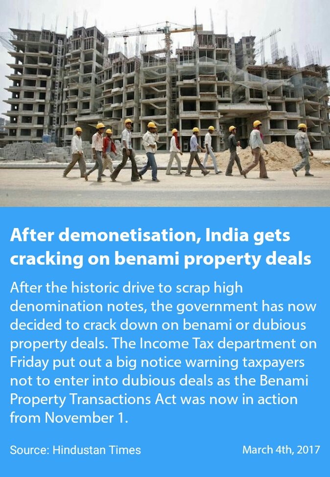 vikasjawla3's tweet photo. After demonetisation, India gets cracking on benami property deals
https://t.co/qvvC0NwI03
#DeMonetisation #NotebandiHit_GDPFit https://t.co/XRpOWRYgWP