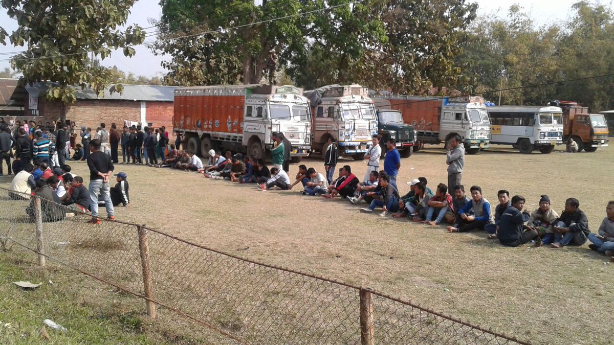 not_journalist's tweet photo. Economic Blockade, Naga Framework Agreement only issue voters are talking about now in Manipur. @NewsNationTV  #ManipurElection2017 https://t.co/qJaoLQkjyf
