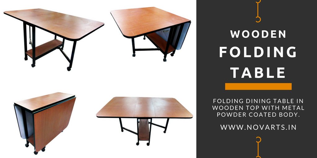 Novarts1's tweet image. Folding Dining Table Available In Glass Top As Well As In Wooden Top Body.
#spacesavingfurnitures #Foldingtable
#innovative @Novarts1