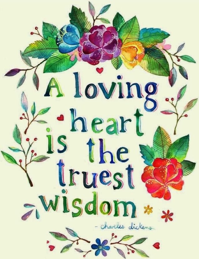 KariJoys's tweet image. A loving #Heart is the truest #Wisdom. #JoyTrain  #BeLove #BeKind   RT @lifestylings