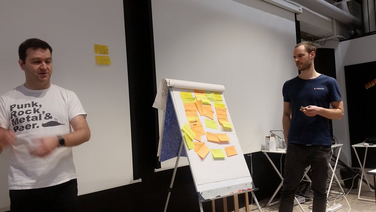 Zosonen's tweet photo. @ZalandoTech Thank you Luis Mineiro and Philipp Hoffman for the excellent SRE workshop yesterday at #Zelsinki https://t.co/4wTJ766Hec
