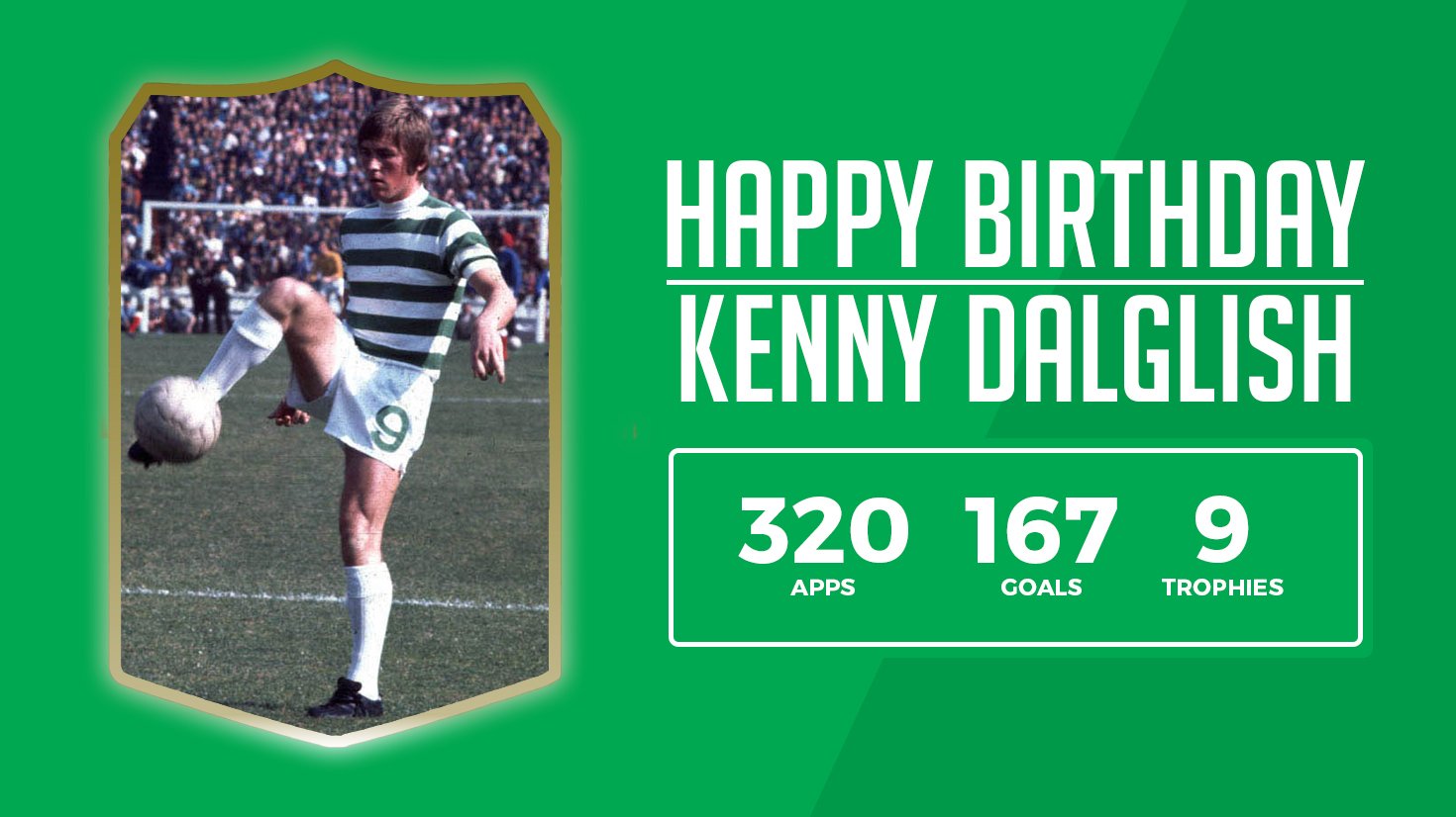  Happy Birthday to Hoops legend, Kenny Dalglish! 