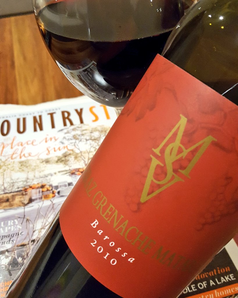 Murray Street Vineyards The Barossa Shiraz Grenache Mataro 2010 <a href="/MSVWine/">Murray Street</a> @BarossaDirt <a href="/winewankers/">The Wine Wankers 🍾🤛🎉🥂</a> #wine #aussiewine Rich and generous! BT