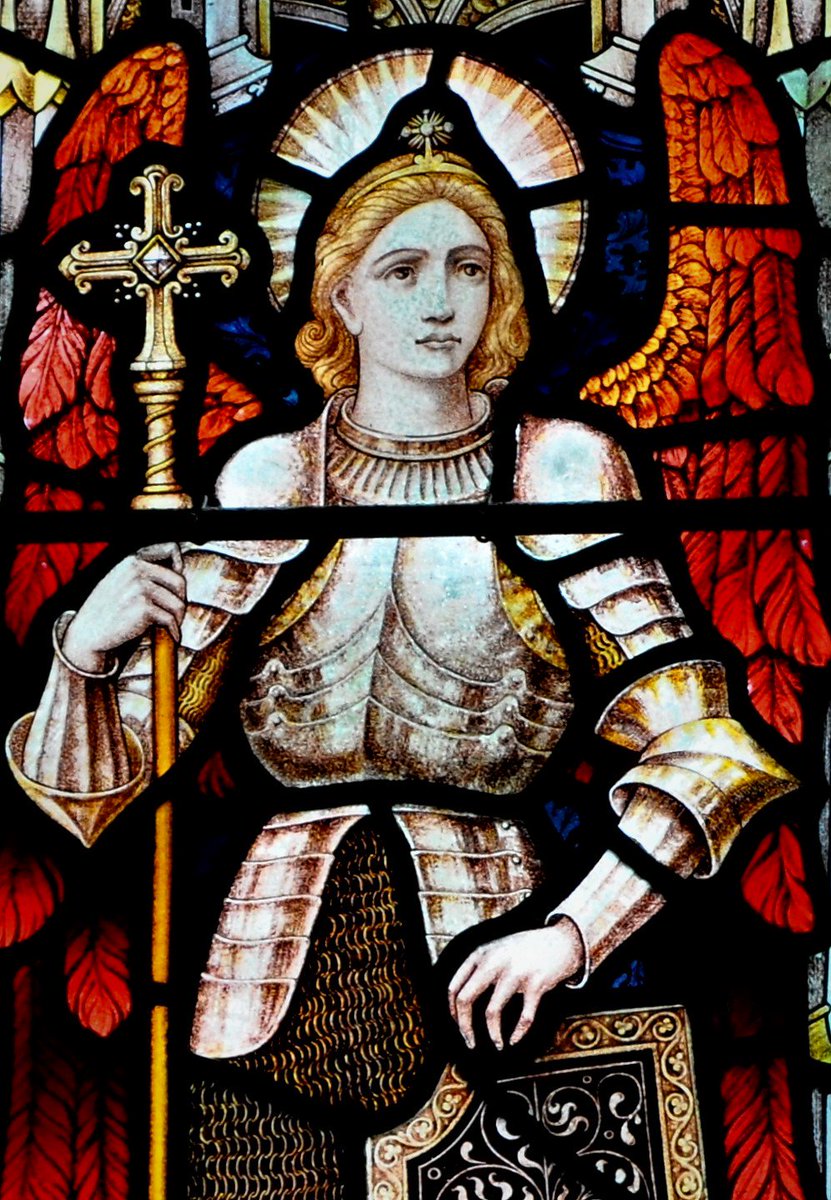 bwthornton's tweet photo. #Victorian #StainedGlass James Powell and Sons designed by G P Hutchinson 1893 #Powell #Brimpsfield #Gloucestershire https://t.co/F6CE0DdhDM