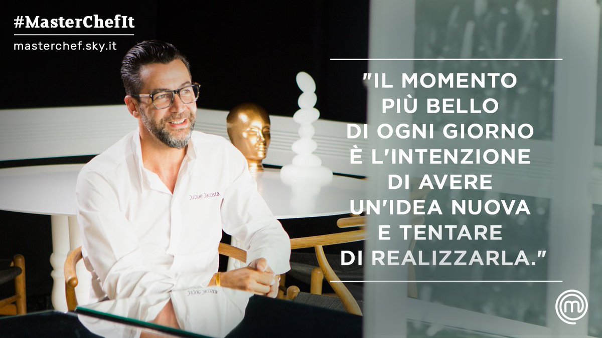 MasterChef_it's tweet photo. Ci ha incantato con i suoi piatti... e non solo! 😍 
#MasterChefIt vi porta  nella cucina di @qiqedacosta👇
https://t.co/VpWAKeZPFe https://t.co/Z2tqV3EefL