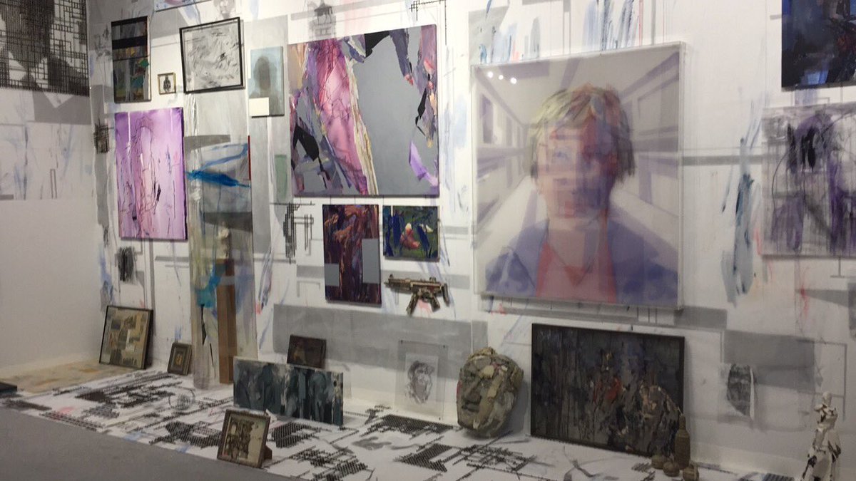 NovaLorraine's tweet photo. The journey of an artist is never an easy one, yet fulfilling, rewarding and impactful. @VOLTAshow #IrfanÖnürmen #VoltaNY #ArmoryWeek https://t.co/vffWL2Ru6D