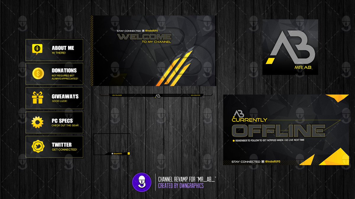 OwnGraphics's tweet image. We enjoy the positive energy from our clients!

Custom Logo &amp;amp; #Twitch rebrand made by @OwnGraphics for streamer @InabaRU93

#OwnGraphics