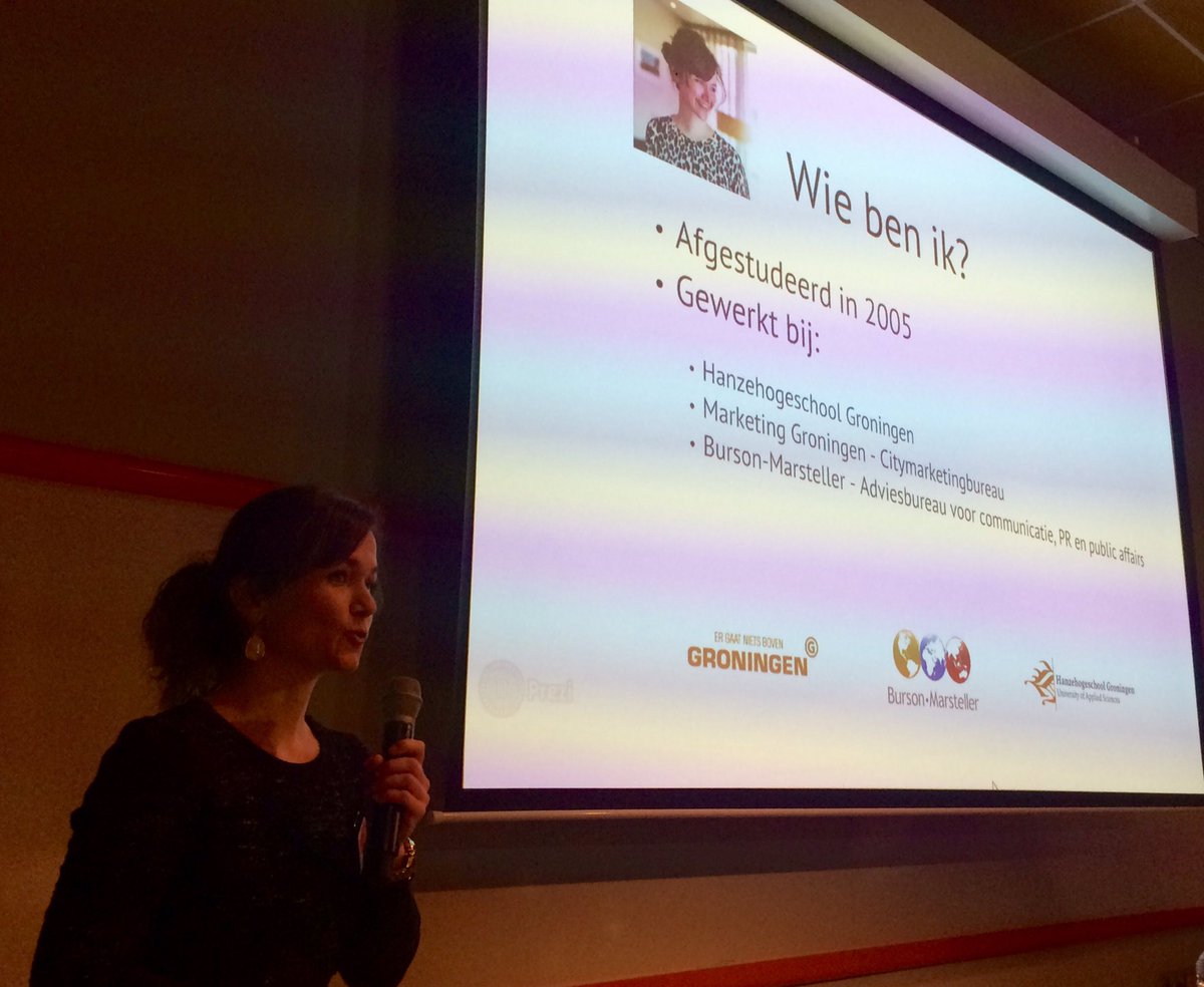 AnnemterBorg's tweet photo. @ingeijsseldijk afgestudeerd bij Communicatie vertelt #opendaghanze over haar leuke baan bij marketing- en communicatie bij Antea group https://t.co/7cd8aZUFPd
