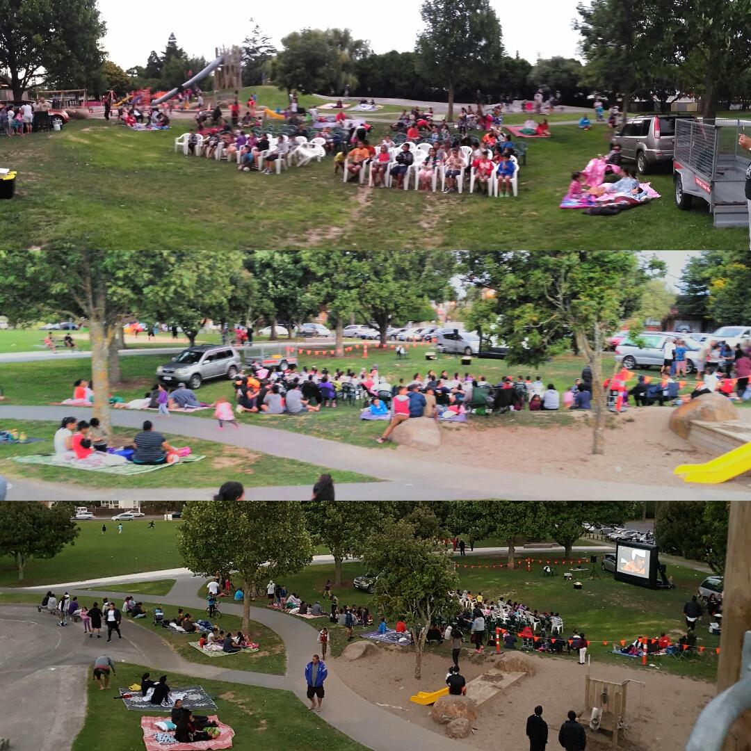 SapphireMasters's tweet photo. God showed up at our movie in the park! The rain seized and we saw 181 visitors come out #harvest #progressionphotos https://t.co/z9qBn5gO8u