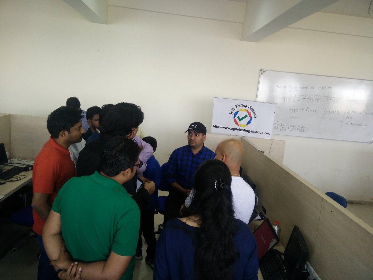 adigindia's tweet photo. #automATAhon team demo to jury going on. @TestingRetreat @AgileTA #atagtr2017 https://t.co/5Mfginlxoe