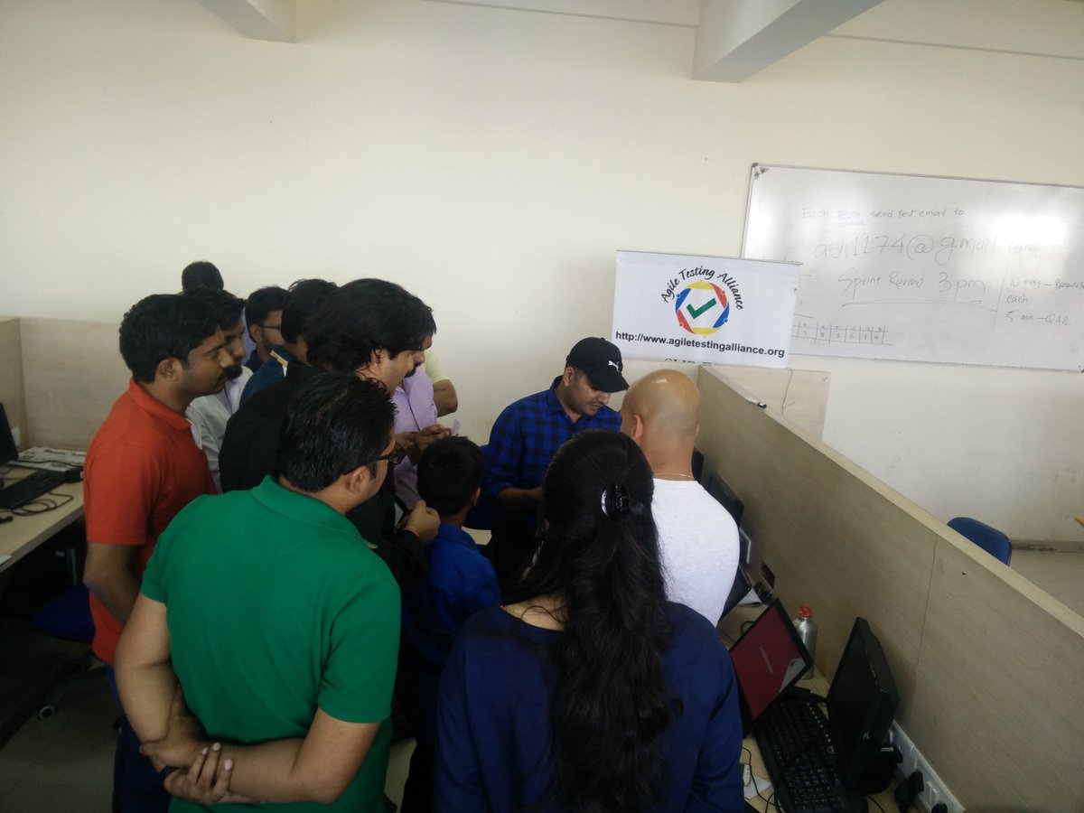 adigindia's tweet photo. #automATAhon team demo to jury going on. @TestingRetreat @AgileTA #atagtr2017 https://t.co/5Mfginlxoe