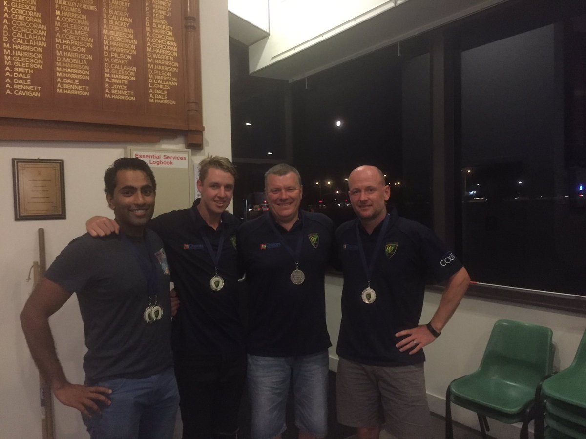 The <a href="/PVCCBats/">Plenty Valley CC</a> inaugural BATLOW medalists for 2016/2017. On to finals now #batnation