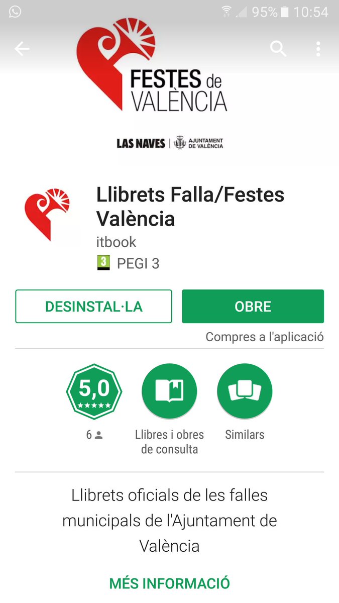 Cap de setmana de #llegimfalles. Descarrega't els #llibrets de les #falles municipals amb una app gratuïta en Google Play i Apple Store