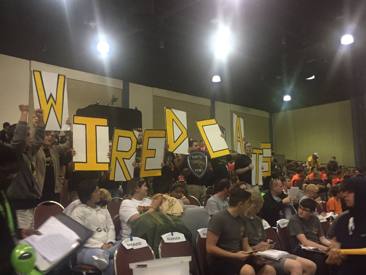 Hugh J. Keough, Esq. (@hkeolaw) on Twitter photo FIRST FRC Robotics Tourney in West Palm. Teams from Brazil, Turkey, Colombia, Neatherlands & The USA! #omgrobots #Firstrobotics <a href="/frc5872/">Western WiredCats</a> FIRST FRC Robotics Tourney in West Palm. Teams from Brazil, Turkey, Colombia, Neatherlands & The USA! #omgrobots #Firstrobotics <a href="/frc5872/">Western WiredCats</a>