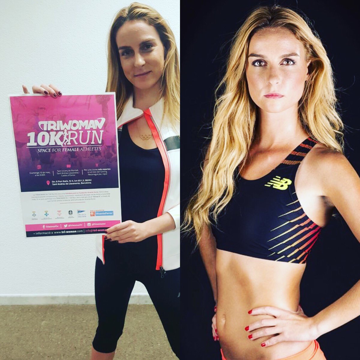 Nuestra marchista olímpica <a href="/RaquelGlzCampos/">Raquel González</a> apoyando la Triwoman5k/10kRun del próximo domingo 12 en el <a href="/cnelbalis/">Club Nàutic El Balís</a>