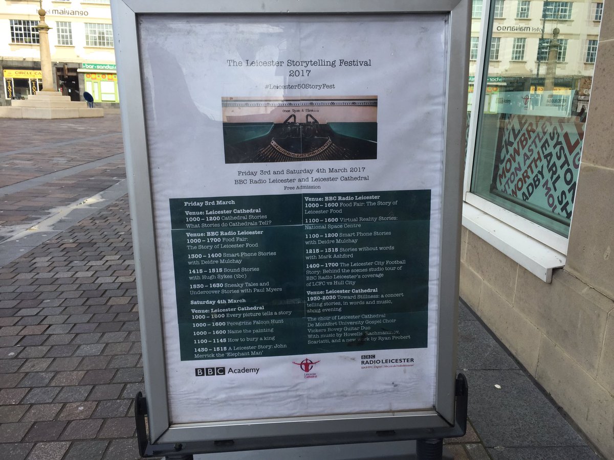 david_hbm's tweet photo. It's all going on at @BBCLeicester and  @BBCRLSport today for #Leicester50StoryFest - come along and see what it's all about. https://t.co/VEVZK1wQyR