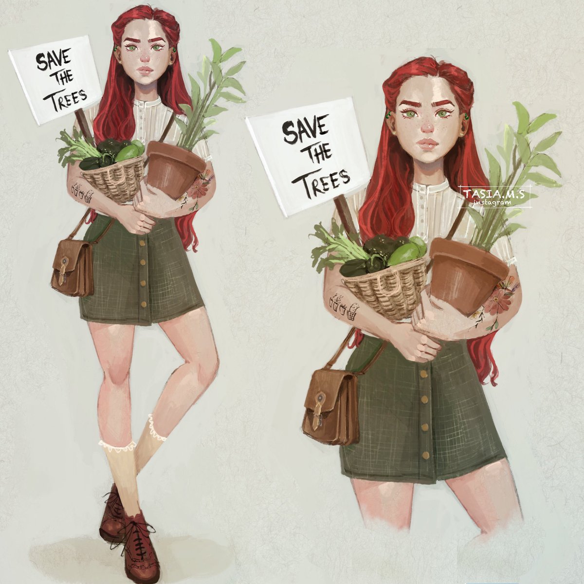 tasia// open for commissions on X: a plant mom🌿 #PoisonIvy https