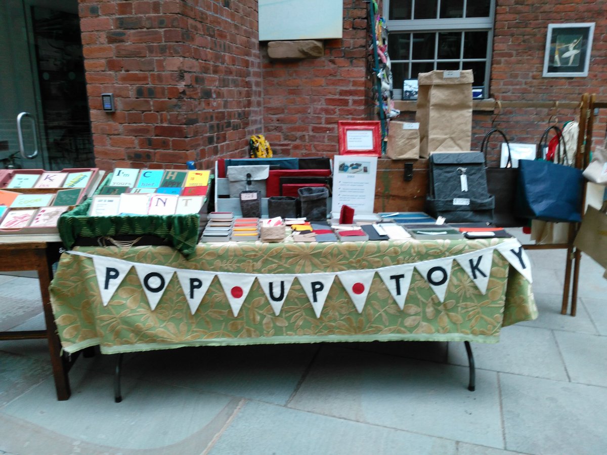 We @PopUpTokyo are <a href="/CastlefieldEvnt/">Royal Mills Market</a> at Royal mills until 4pm.