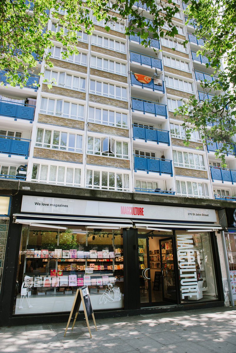 The Shop is open 12—5pm today, 270 St John Street EC1V 4PE bit.ly/2lHcPy3 #magCultureSHop #welovemagazines